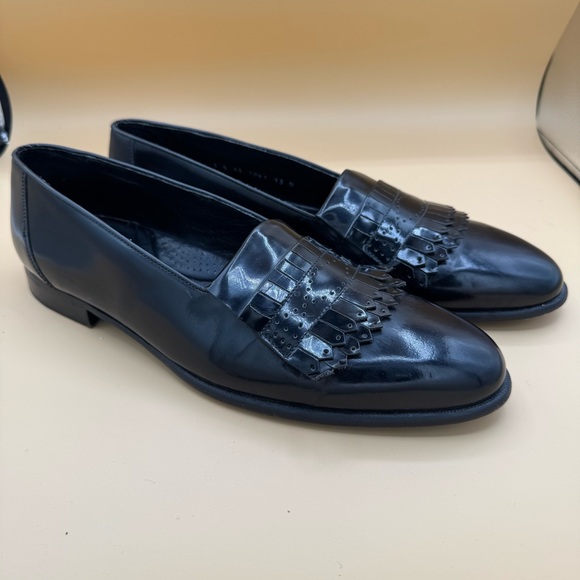 Johnston & Murphy Other - Johnston & Murphy Black Patent Leather‎ Kiltie Loafers, Men’s 13N, EUC